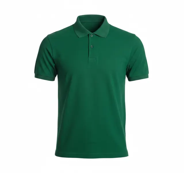polo-yaka-basic-benetton-yesili